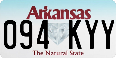 AR license plate 094KYY