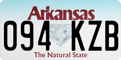 AR license plate 094KZB