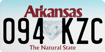 AR license plate 094KZC
