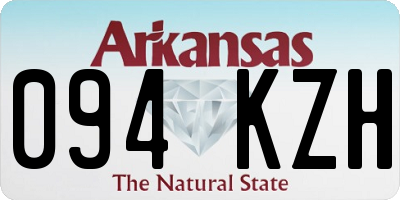 AR license plate 094KZH