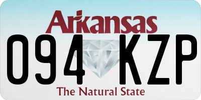 AR license plate 094KZP