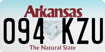 AR license plate 094KZU