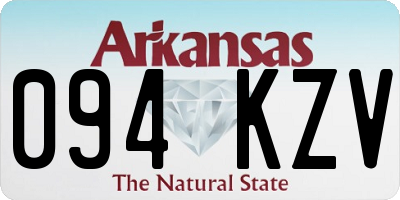 AR license plate 094KZV