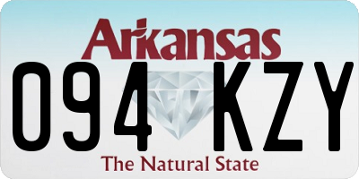 AR license plate 094KZY