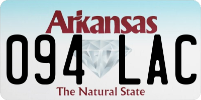 AR license plate 094LAC