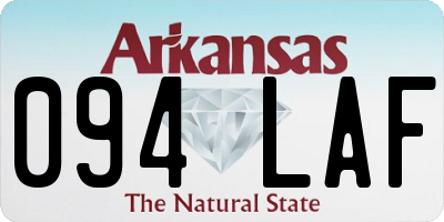AR license plate 094LAF