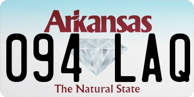 AR license plate 094LAQ