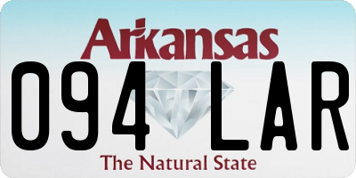 AR license plate 094LAR
