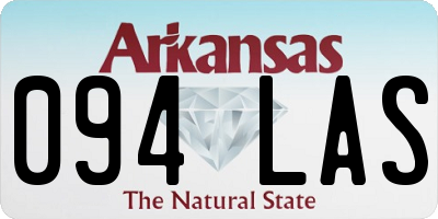 AR license plate 094LAS