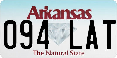AR license plate 094LAT