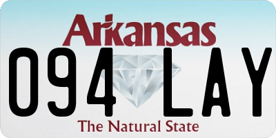 AR license plate 094LAY