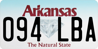 AR license plate 094LBA