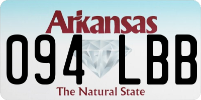 AR license plate 094LBB