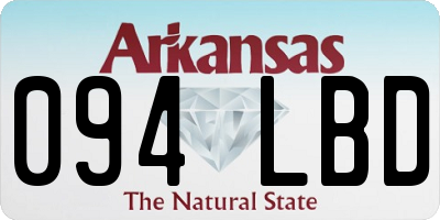 AR license plate 094LBD