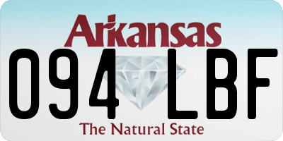 AR license plate 094LBF