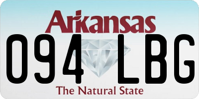 AR license plate 094LBG