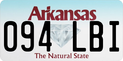 AR license plate 094LBI