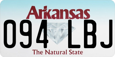 AR license plate 094LBJ