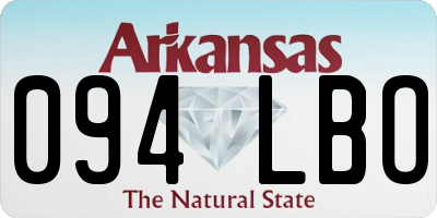 AR license plate 094LBO