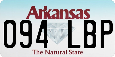 AR license plate 094LBP