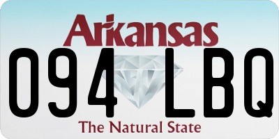 AR license plate 094LBQ