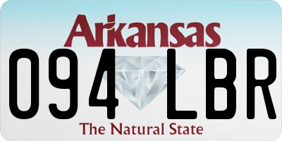 AR license plate 094LBR