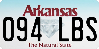 AR license plate 094LBS