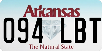 AR license plate 094LBT