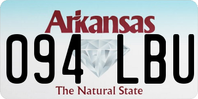 AR license plate 094LBU