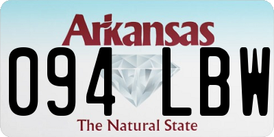 AR license plate 094LBW