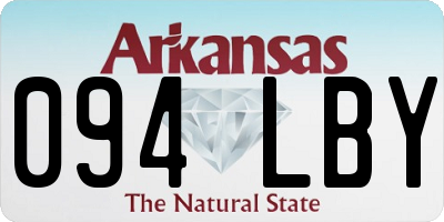 AR license plate 094LBY