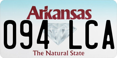AR license plate 094LCA