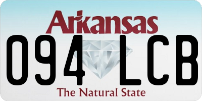 AR license plate 094LCB