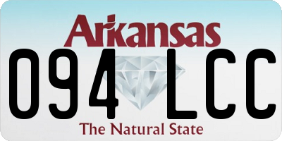 AR license plate 094LCC