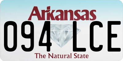 AR license plate 094LCE
