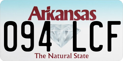 AR license plate 094LCF