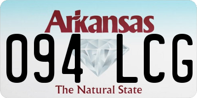 AR license plate 094LCG