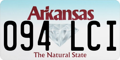 AR license plate 094LCI
