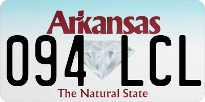 AR license plate 094LCL