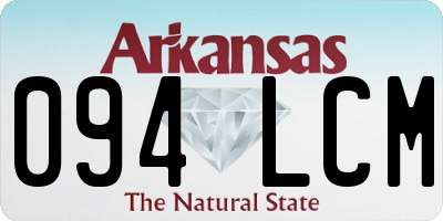 AR license plate 094LCM