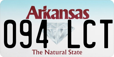 AR license plate 094LCT