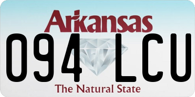 AR license plate 094LCU