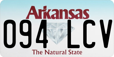 AR license plate 094LCV