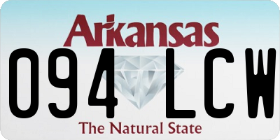 AR license plate 094LCW