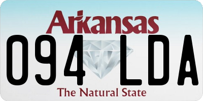 AR license plate 094LDA