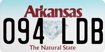 AR license plate 094LDB