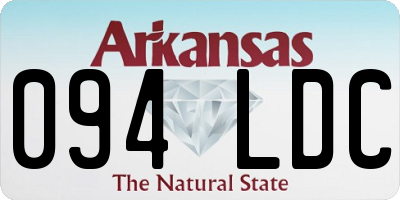 AR license plate 094LDC