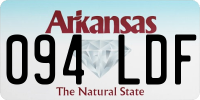 AR license plate 094LDF