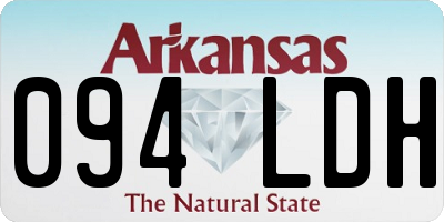 AR license plate 094LDH
