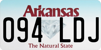 AR license plate 094LDJ